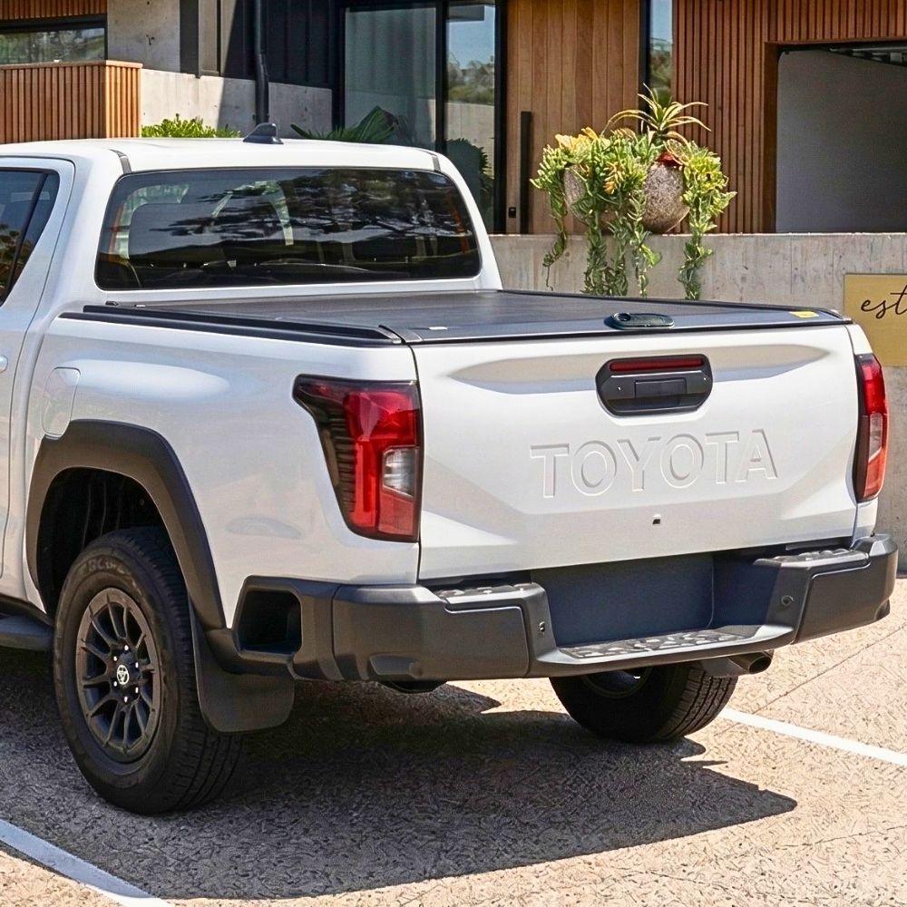 Cobra 4X4 M-Spec Retractable Roller Shutter fits Toyota Hilux 2026 Onwards N90 Tub Manual Tonneau Roll Cover Black Lid