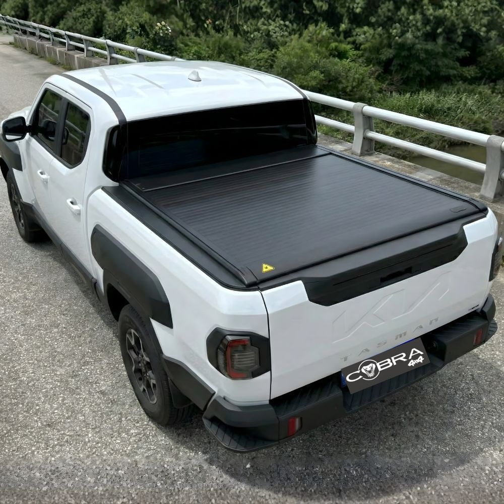 Cobra 4X4 M-Spec Electric Retractable Roller Shutter fits Kia Tasman 2025 Onwards Tub Tonneau Roll Cover Black Lid