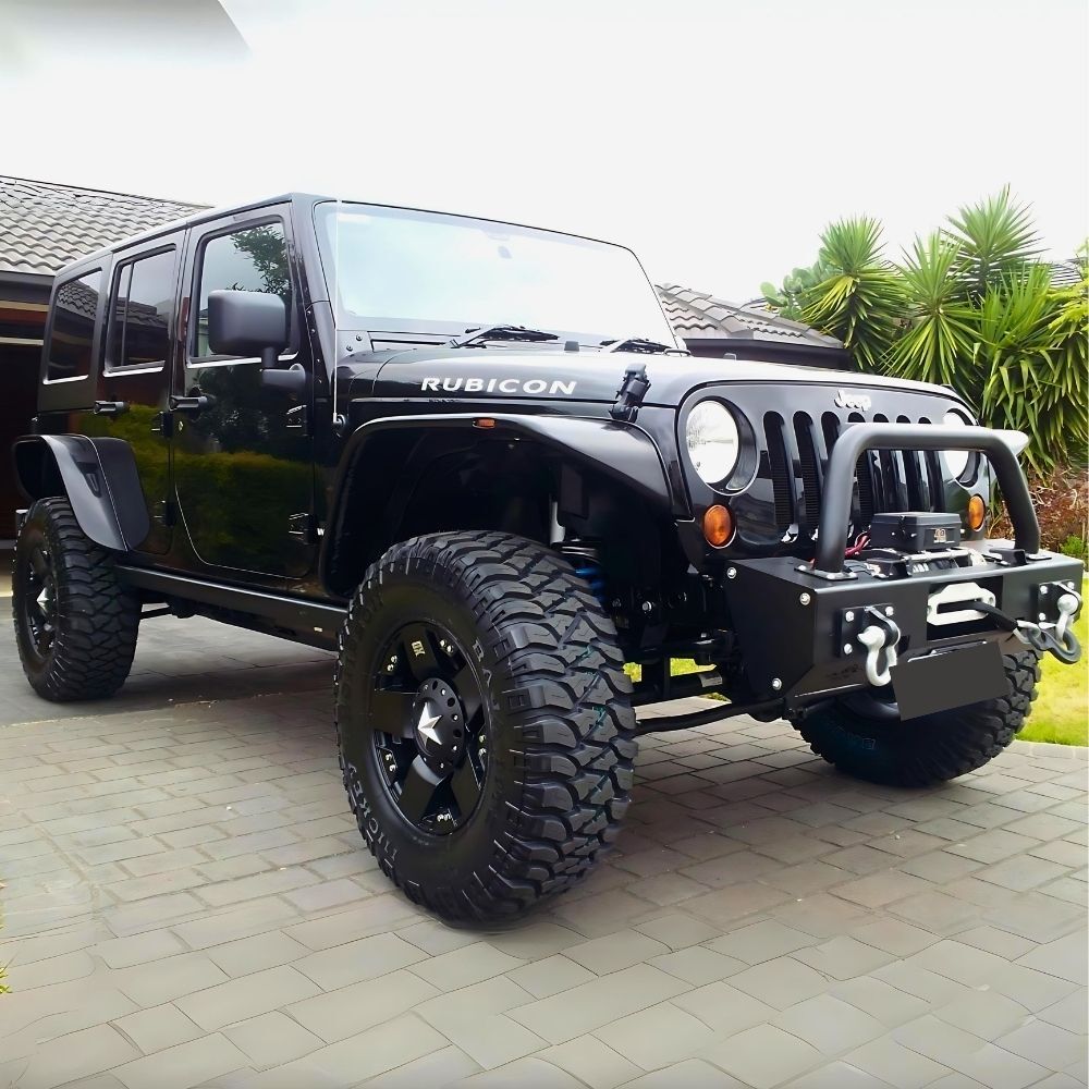 Flat Style Textured Flares Suits For JEEP Wrangler JK 2007-2017