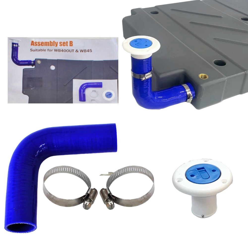 Water tank elbow filler kit poly tank vertical water tank flat assembly kit