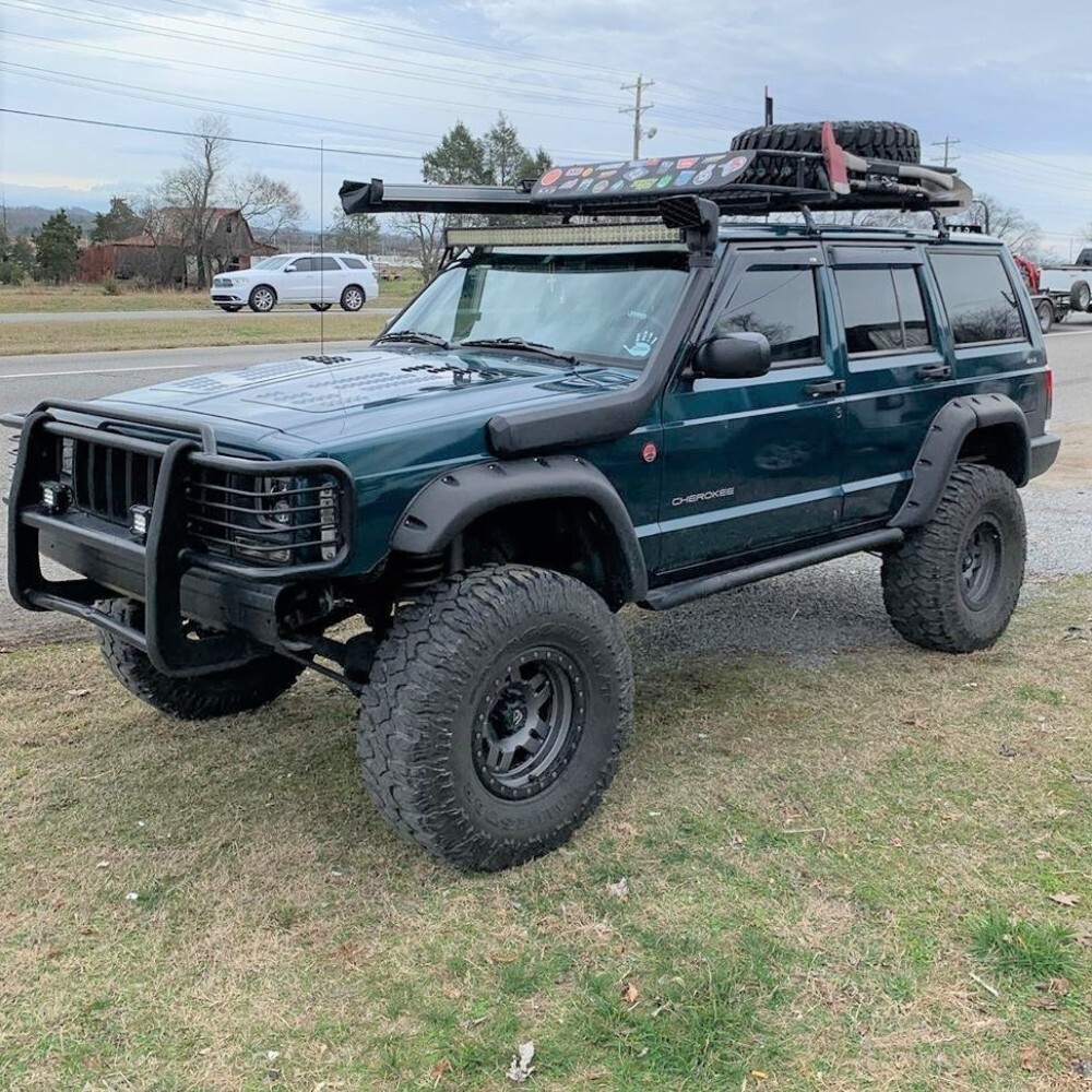 Jeep Cherokee XJ 1984-2001 Pocket Style Jungle Flares 2.5mm Thick ABS Plastic