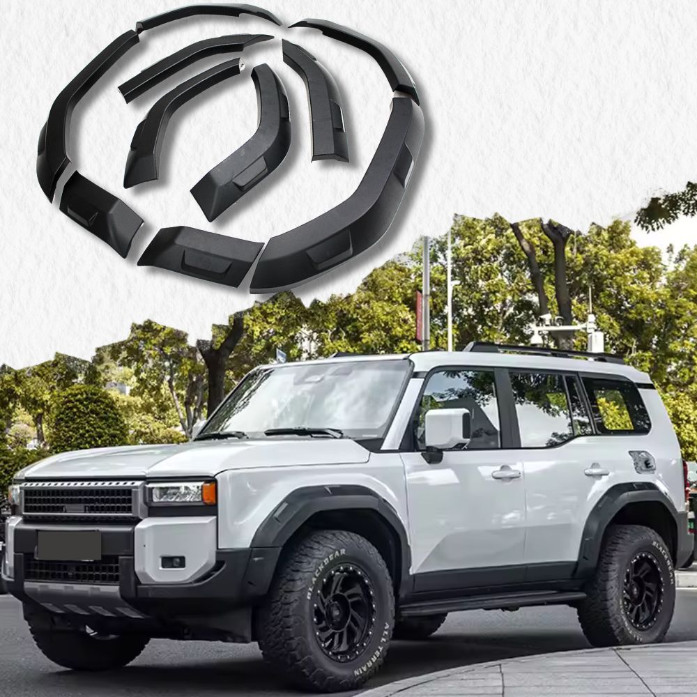 OEM Style Matte Black Fender Flares Suits Landcruiser Prado 250 Series Guard Arch