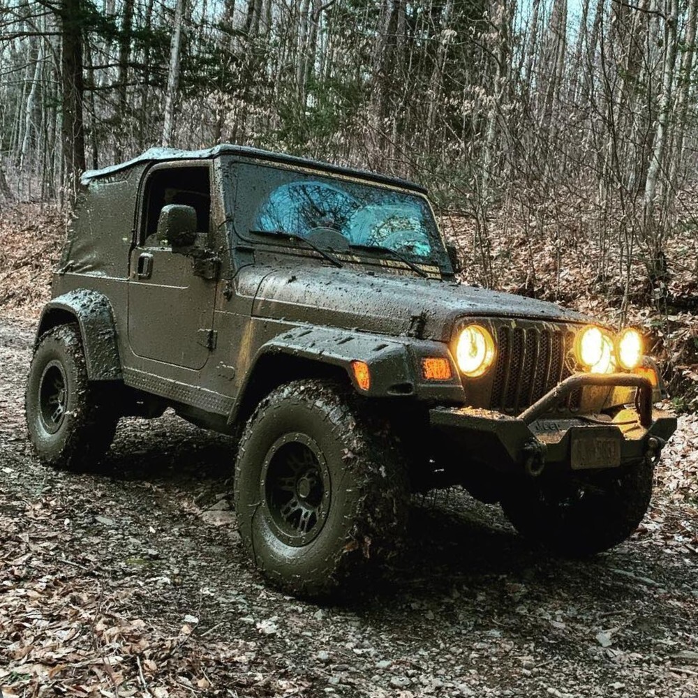 Jeep Wrangler TJ 1996-2006 Pocket Style Jungle Flares 2.5mm Thick ABS