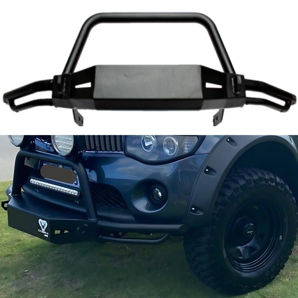 Front Nudge Bar Bull Steel Winch Compatible suits Dmax 2012 - 2019  D-max Bull Bar Powder Coated