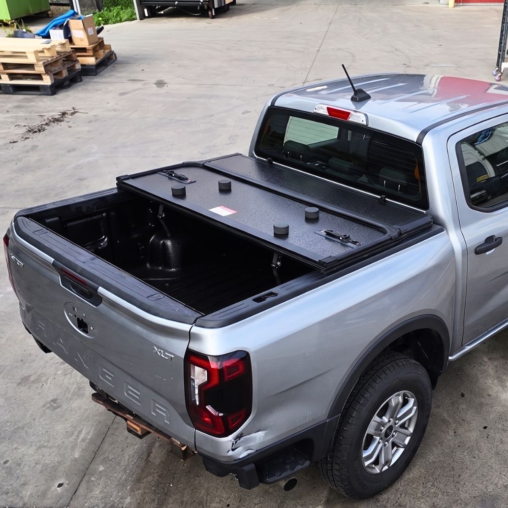 Trifold Type A Aluminium Foldable Hard Tub Lid Tonneau Cover Fits Ford Ranger Next Gen 2022 + MY22