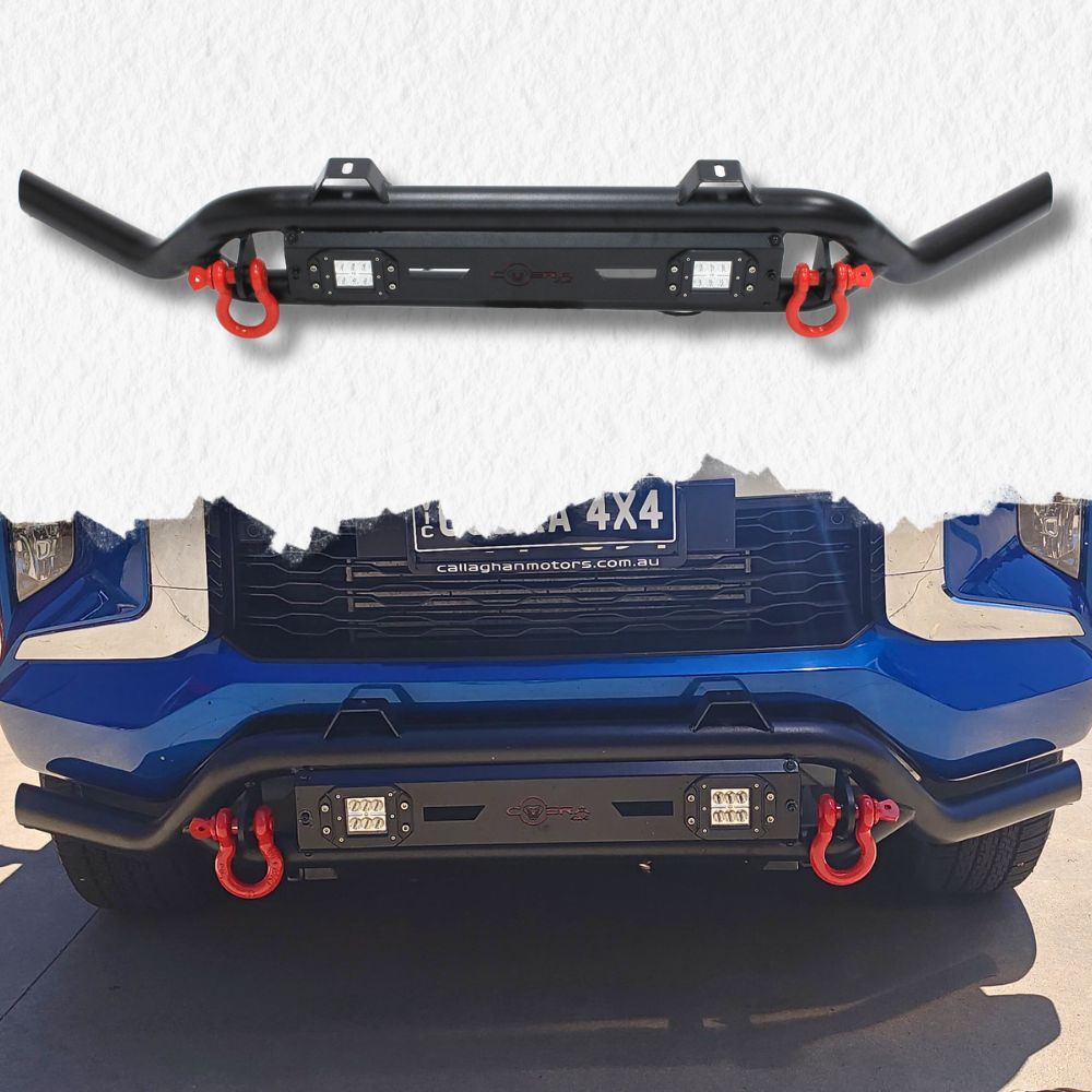 Titan Nudge Bar V2 Bull Steel suits Ford Ranger Next Gen 2022 Onwards Grill Guard Front Not Bullbar