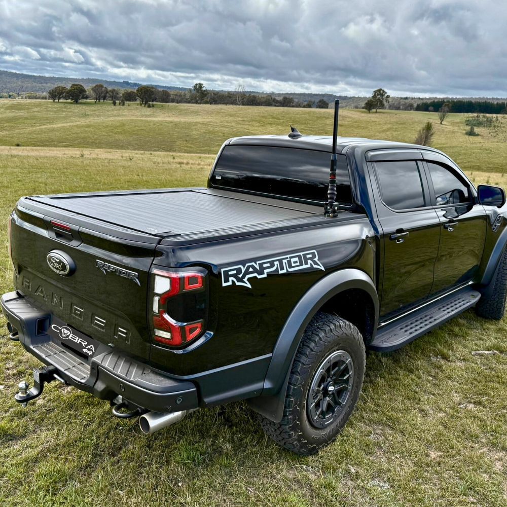 Electric Retractable Under Rail Roller Shutter fits Ford Ranger Next Gen  2022 + MY22 Tub Tonneau Roll Cover Black Lid