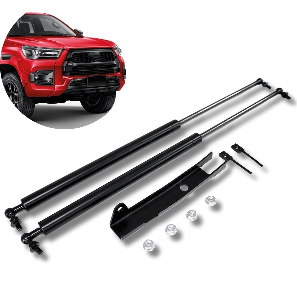 Bonnet Gas Strut Kit Suits Hilux N80 2015 - 2024 Lift Support Spring Shock Damper Hydraulic Easy Up