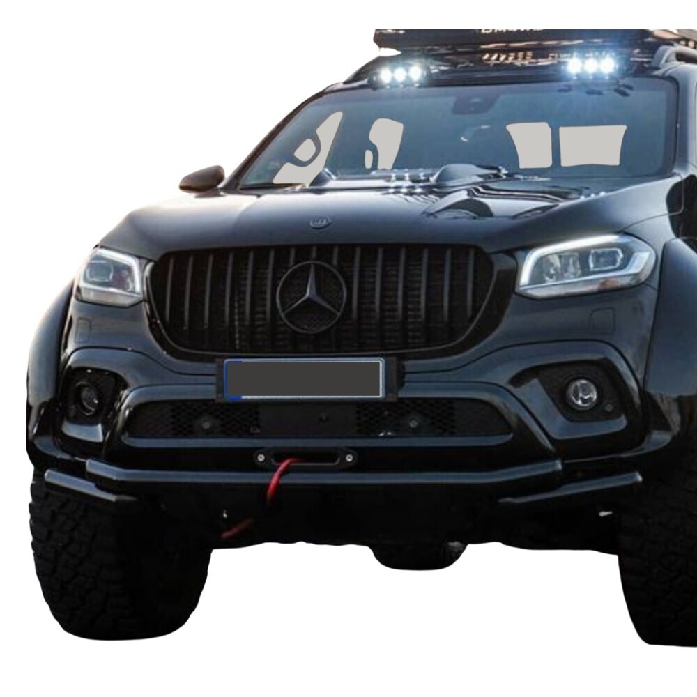 Gloss black Grill suits Mercedes Benz X-Class AMG Style Front Grille X Class 