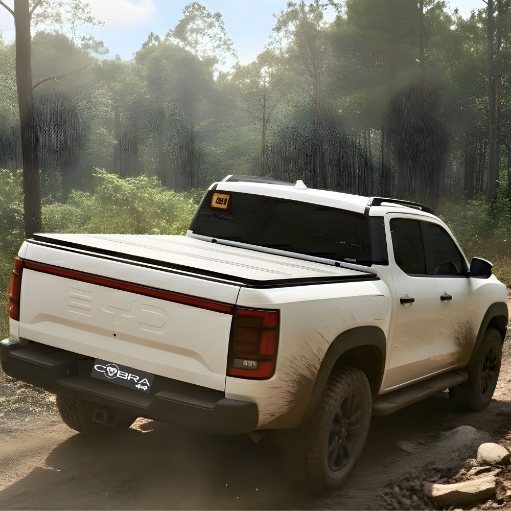 Premium Trifold Aluminium Foldable Hard Tub Lid Tonneau Cover Fits BYD Shark 6 2024 Onwards