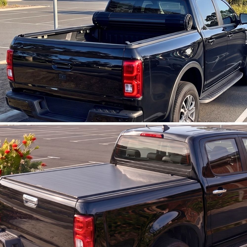 Premium Hard Rolling Tub Bed Cover fits Jac T9 2025 Onwards Roll Up Tonneau Black Lid