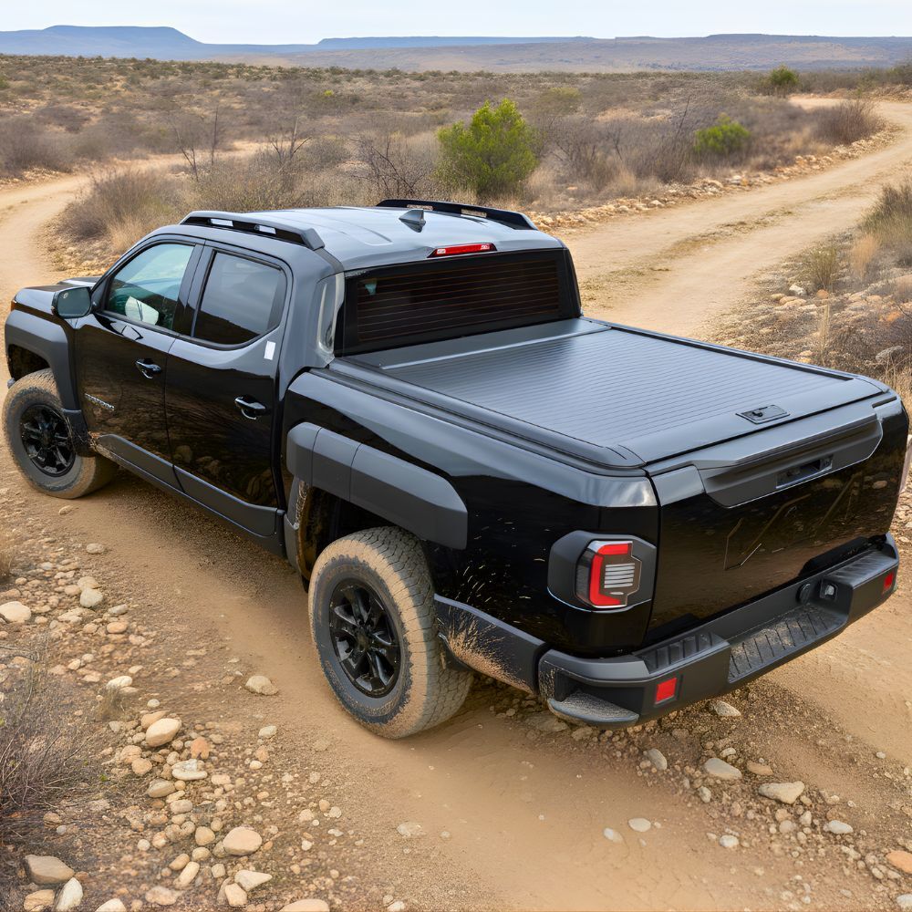 Premium Cobra 4x4 Retractable Roller Shutter fits Kia Tasman 2025 Onwards Tub Manual Tonneau Roll Cover Black