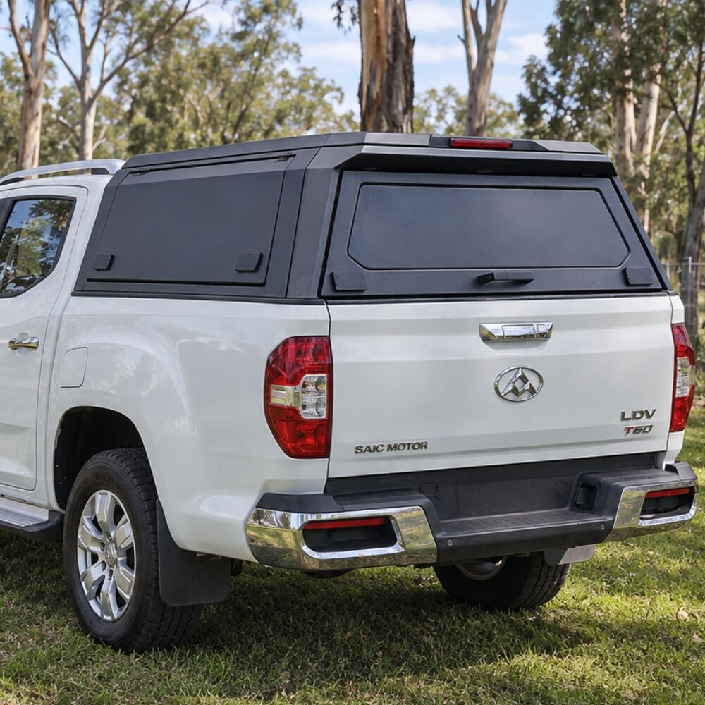 Cobra 4x4 Premium Stainless Steel UTE Tub Canopy fits LDV T60 2017 - 2025 Tradie Black Heavy Duty