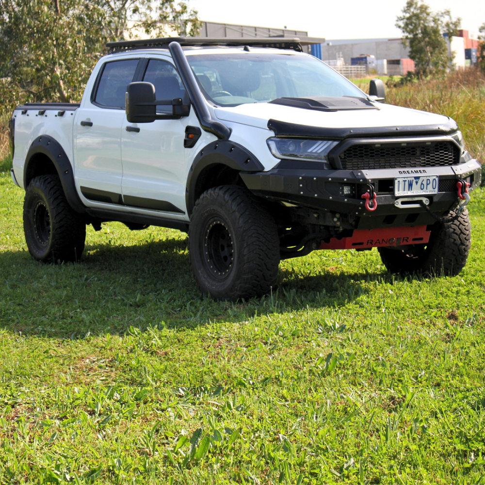 4" Black Stainless Steel Snorkel Kit Suitable For Ford Ranger PX1 PX2 PX3 2011 - 2020 Turbo Air Intake 4WD