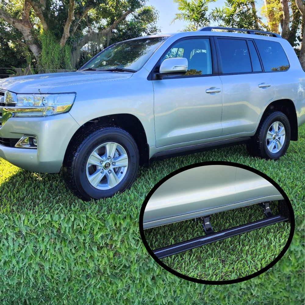 Electric Retractable Heavy Duty Side Steps Step E Board fits Landcruiser 200 Series 2007 - 2012 Power Boards