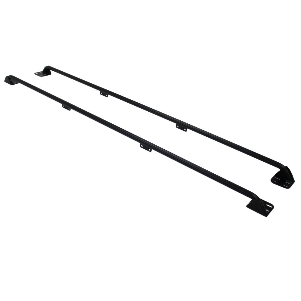 Aluminium Side Rails  For 220x125 Rack Platform Brackets Black Powder Coated