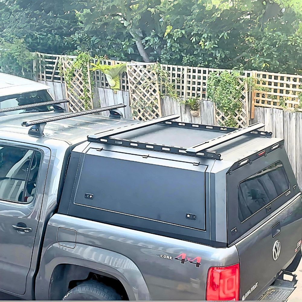 Cobra 4x4 Gen 2 Aluminium UTE Tub Canopy fits Volkswagen Amarok 2010 - 2022 Tradie Black Heavy Duty