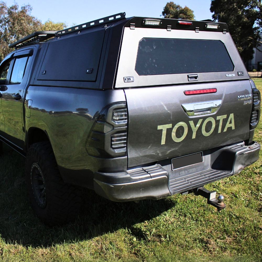 Cobra 4x4 Gen 2 Aluminium UTE Tub Canopy fits Volkswagen Amarok Next Gen 2023 Onwards Tradie Black Aluminum Heavy Duty Aluminum