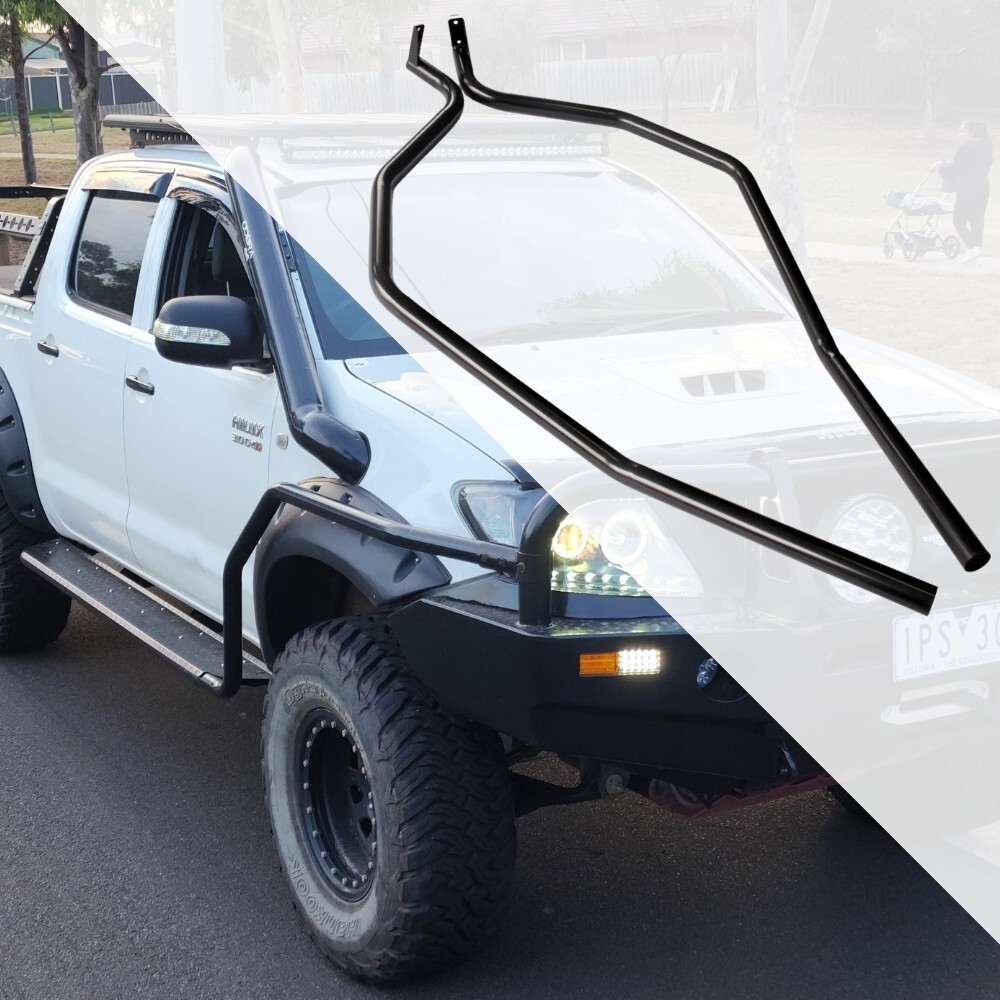 Cobra 4x4 Brush Bar side rails fits Any Ranger Hilux Navara Dmax Colorado BT50 Triton Bull bar