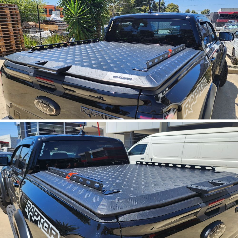 Lockable Aluminium Hard Tub Lid Tonneau Cover Fits BYD Shark 6 2024 Onwards Gas Strut Lift Side Rail