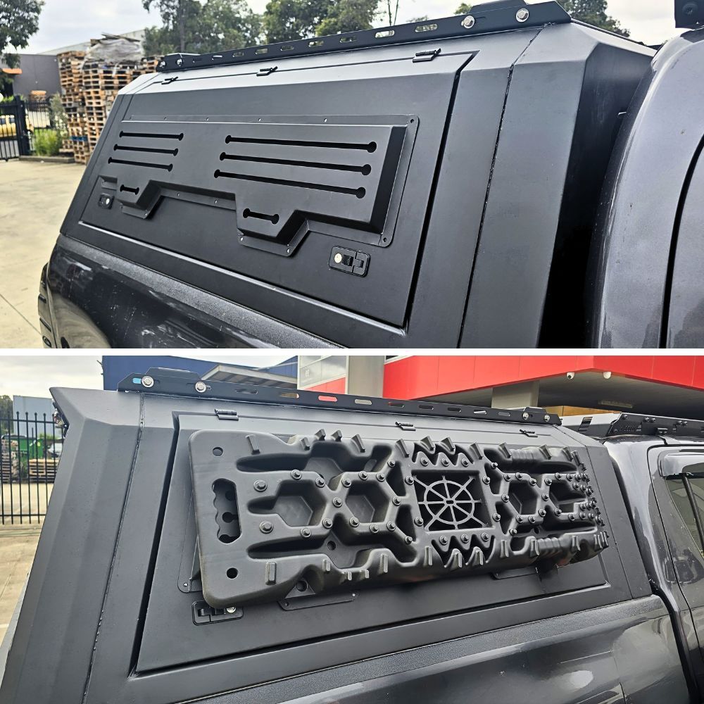 Driver Right Side Door Channel Panel Suits Cobra 4x4 Gen 2 & Gen 3 Canopies Durable Steel Canopy Accessory Off-Road Mud Tracks Water Tanks Storage