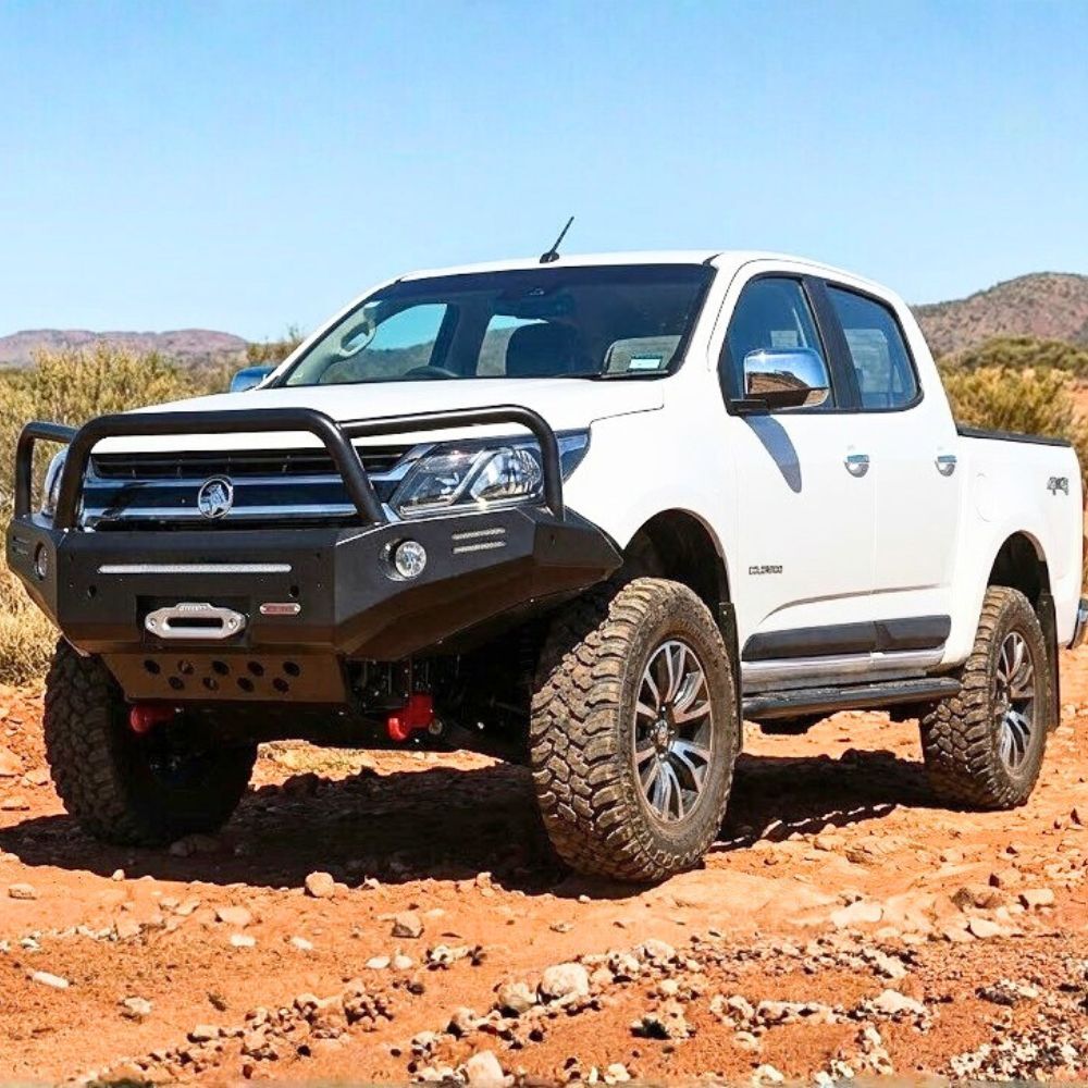 Cobra 4x4 Gen 3 Triple Hoop Steel Bull Bar Bullbar Suits Holden Colorado 2017 Onwards Winch Compatible Bar Heavy Duty