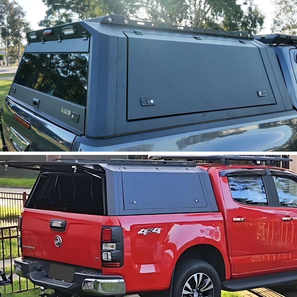 Cobra 4x4 Gen 3 Aluminium UTE Tub Canopy fits Isuzu D-max 2012 - 2025 Dmax Dual Cab Tradie Black Aluminum Heavy Duty