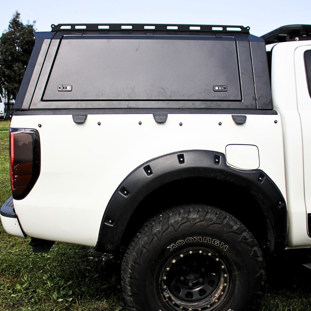 Cobra 4X4 Gen 2 Heavy Duty Steel UTE Tub Canopy fits Dmax D-max dual cab 2012 - 2023 BT50 Colorado Tradie Black