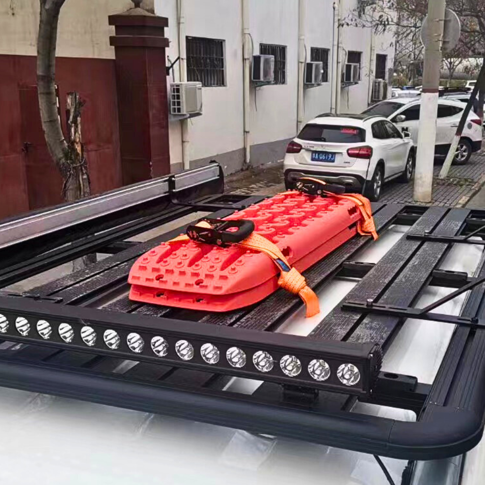 Cobra 4x4 Recovery Tracks Bracket Suit Flat Aluminium Roof Rack With Channel Nuts Platform