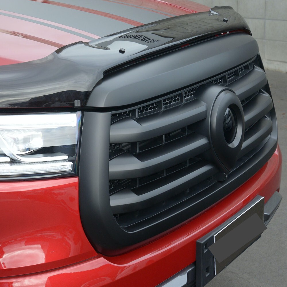 Front Matte Black Grill Covers Fits Great Wall Motor GWM Cannon 2020 Onwards