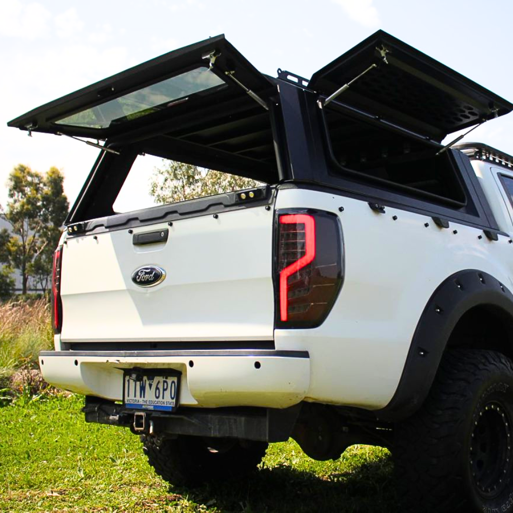 Cobra 4x4 Gen 2 Aluminium UTE Tub Canopy fits LDV T60 2017 - 2023 Tradie Black Aluminum Heavy duty