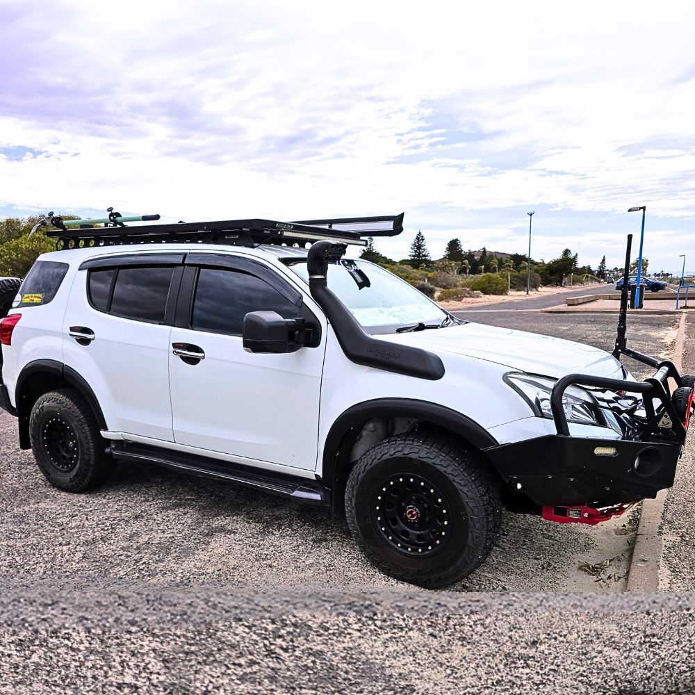 Matte Black Thin Slim OEM Style Flares Fits Isuzu MU-X  MUX 2016 - 2020