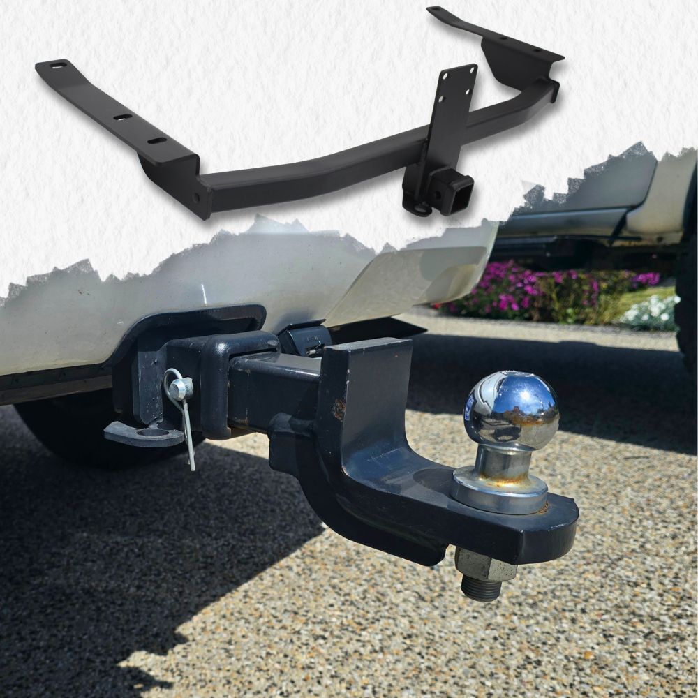 2" Towbar Hitch receiver suits Nissan Y62 Tow Bar Trailer Towing Heavy-Duty Accessories Caravan Detachable 2.5 tonne 