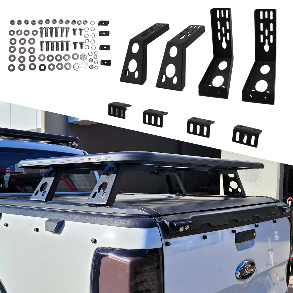 Universal Steel Arms Brackets For Tub Roller Shutter Rack Fits Ranger Hilux Triton Navara BT50 Dmax Colorado Tradie