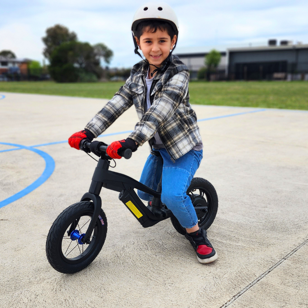 Kids Electric Balance Bike 250 W 24V 12" Powered Bicycle Child E-bike Children No Pedal
