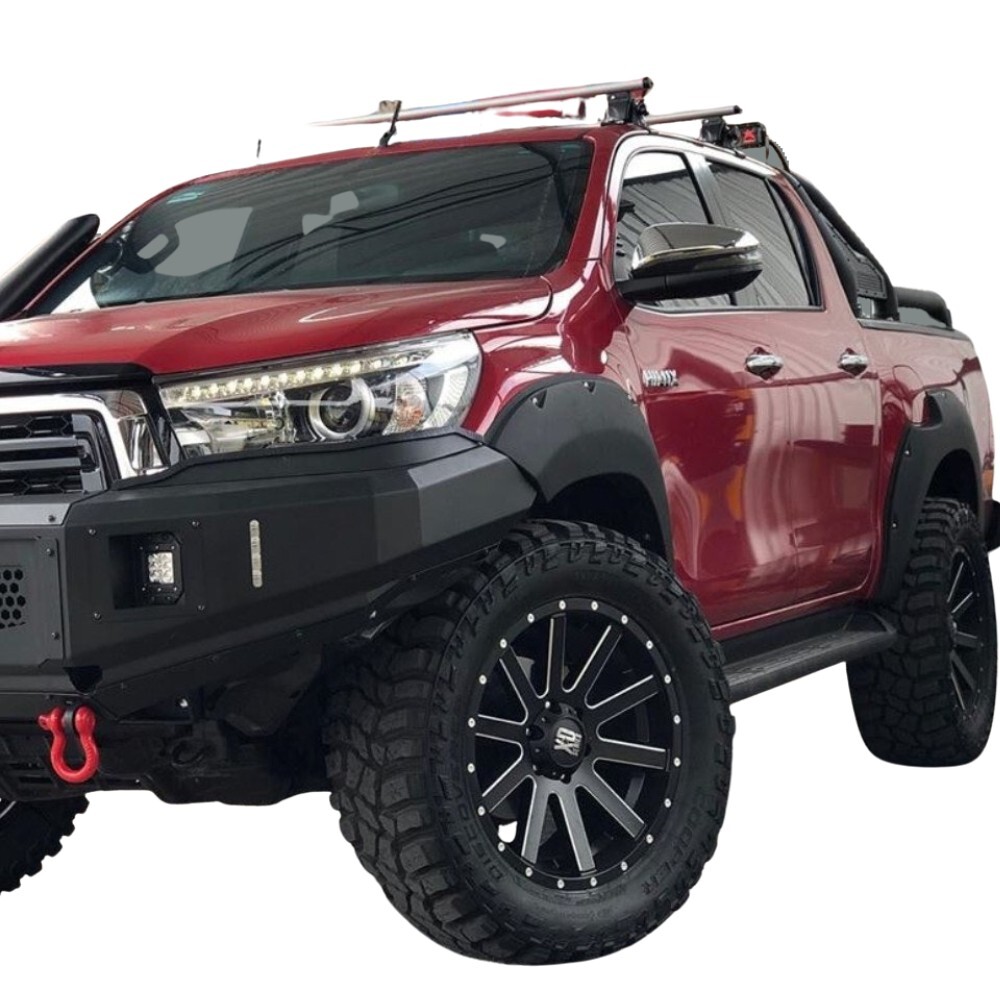 POCKET FENDER FLARES suitable for TOYOTA HILUX 2015 2018 GUARD ARCH
