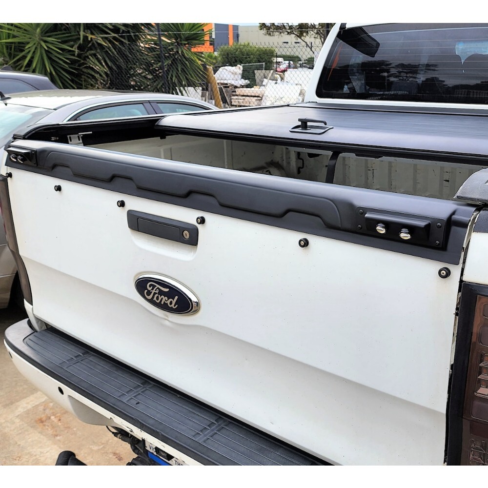 Rear Tailgate Cover With LED Reverse Light Cover Protector Fits Ford