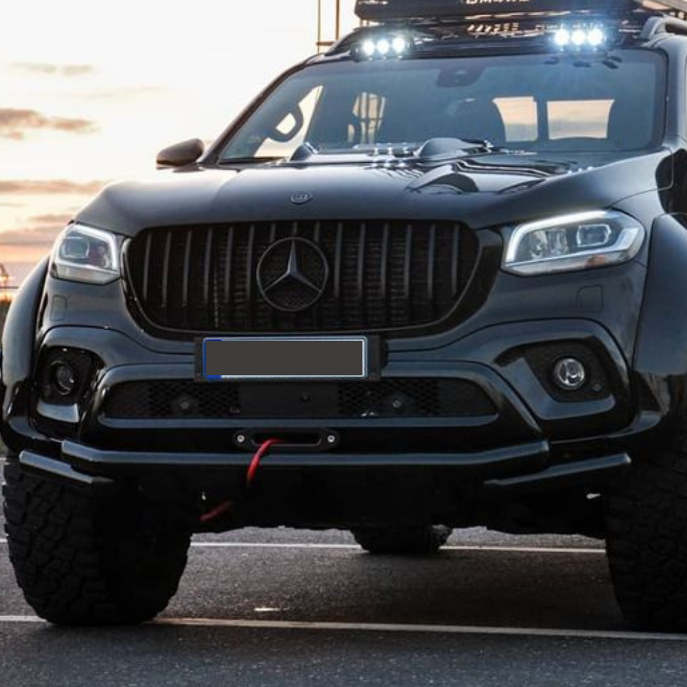 Gloss black front AMG Style Grill fits Mercedes Benz XClass Grille X Class