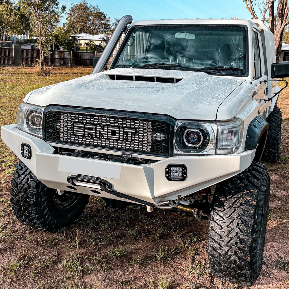 Front Pocket Style Flares Suit Landcruiser 79 Series 90mm wide 2.5 ...