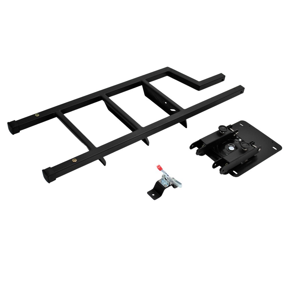 Universal 4x4 Tailgate Foldable 360° Degree Rotate Ladder Heavy Duty Stairs 4WD UTE Ramp