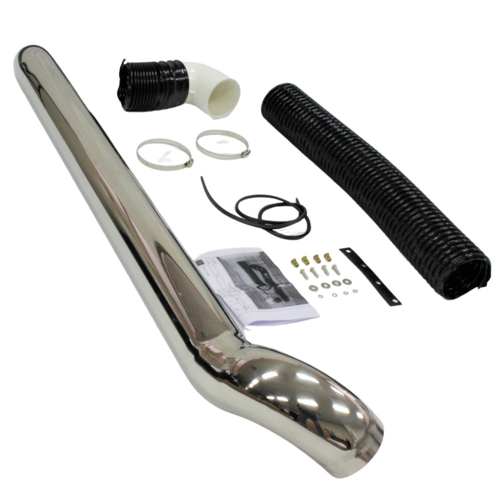 Cobra 4x4 4" Black Stainless Steel Snorkel Kit Suitable For Toyota