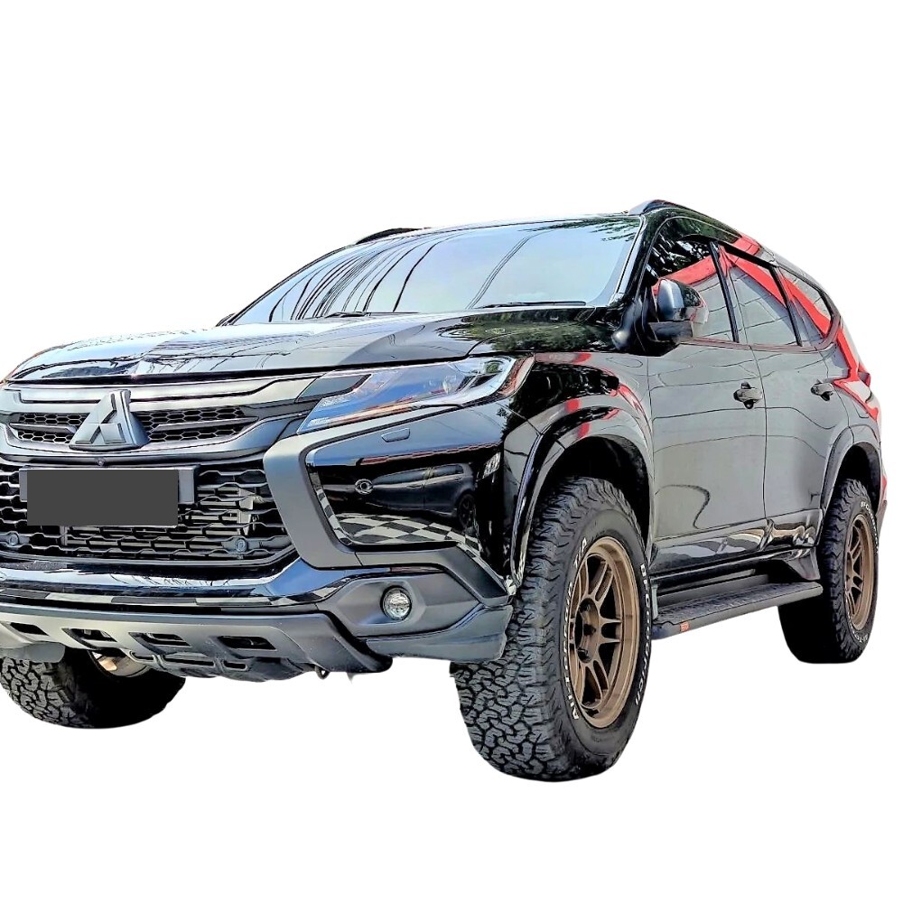 Slim OEM Gloss Black Fender Flares Fits Mitsubishi Pajero Sport 2015 2022