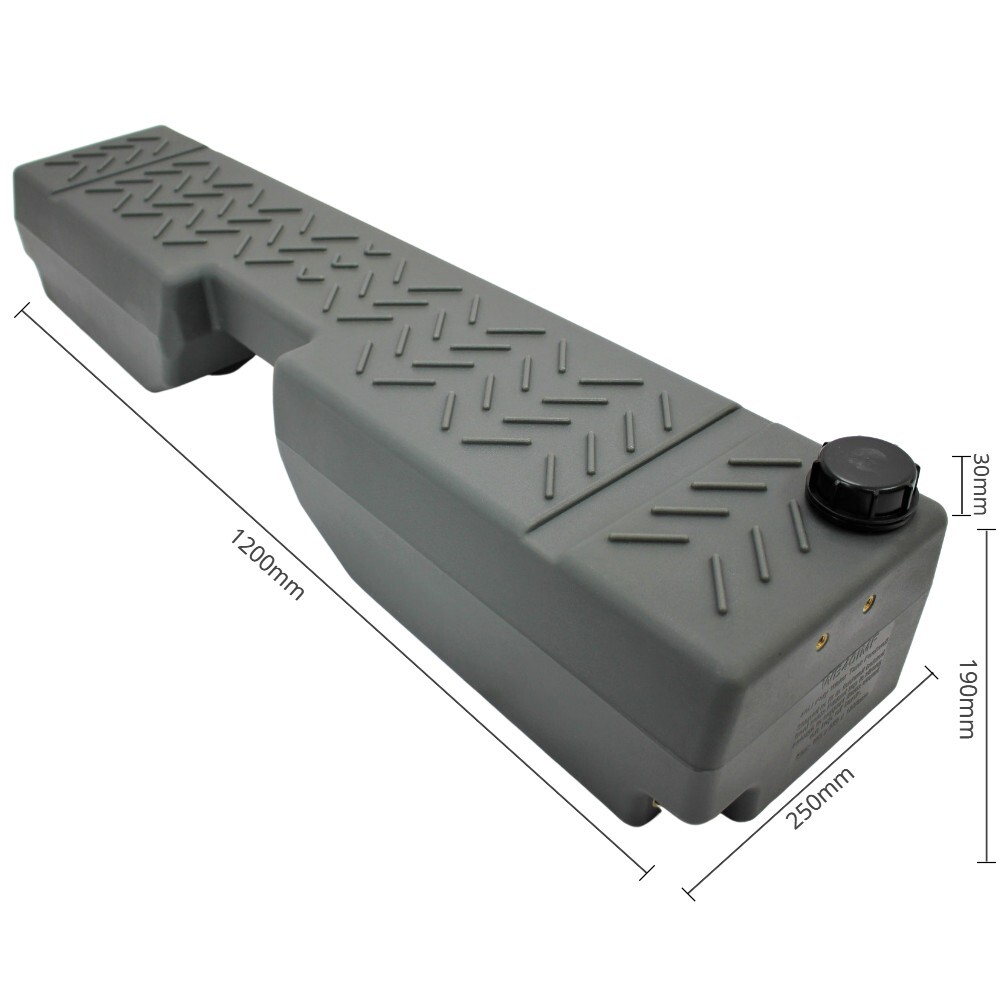 Polyethylene Footwell Water Tank 40 Liter Litre LTR 4x4 4wd Ute Suv