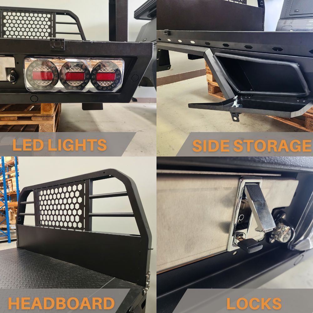 Ute tray sales rear bar