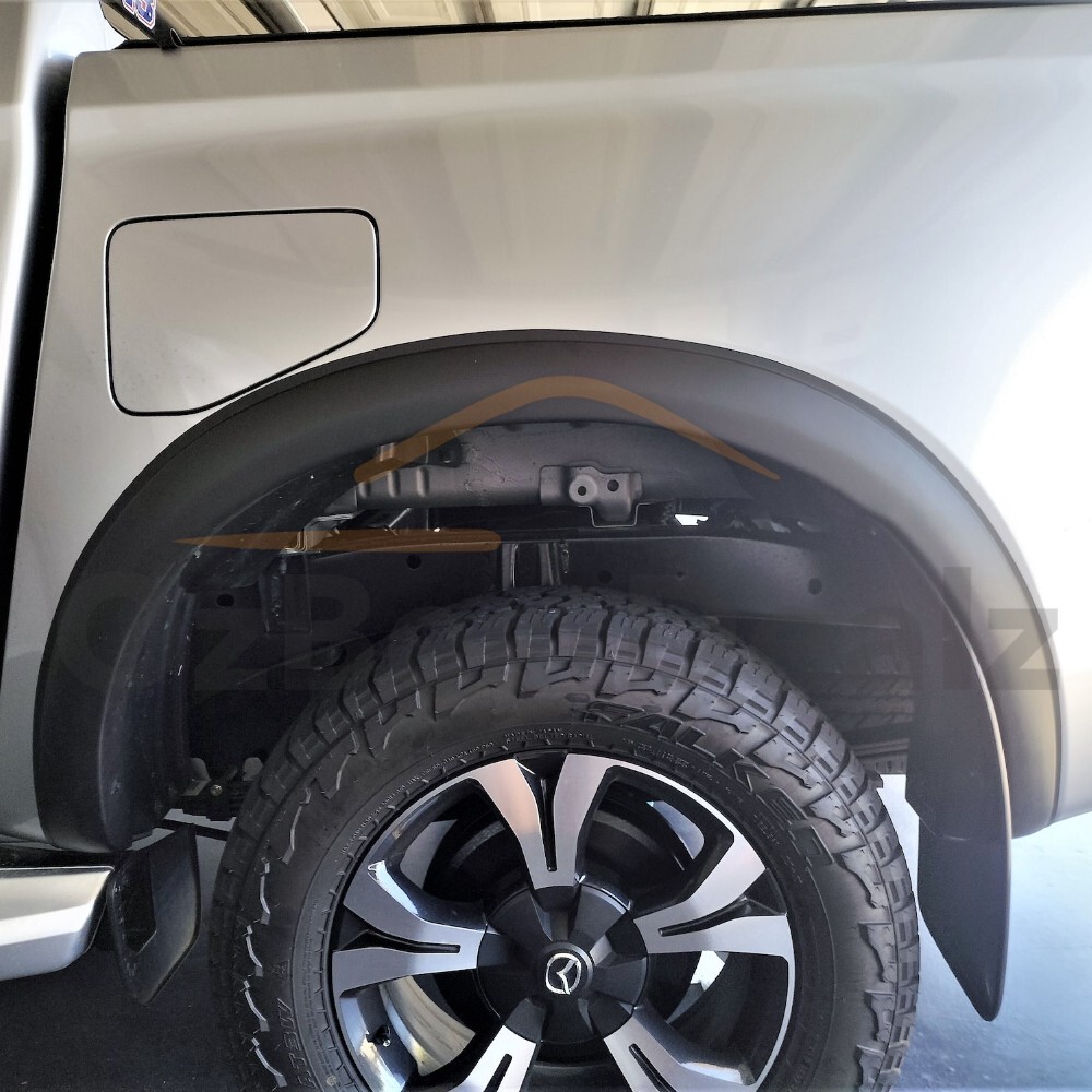 SDeelCase Flexible Fender Flare Extensions – 2 Pair, Black, Universal Fit For Ford Trucks & Cars