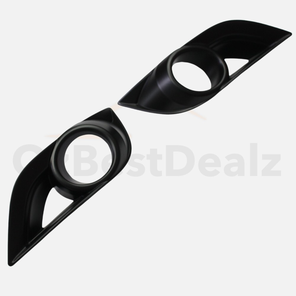 Matte Black Fog Light Cover Trim Fits Mazda BT50 2012 2013 2014 2015 ...