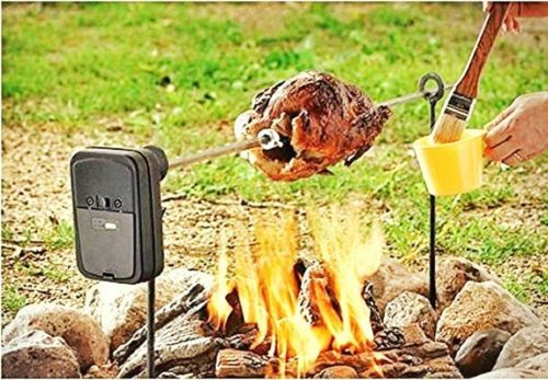 CAMP AND SPIT Grill Campfire BBQ outdoor Portable Cooking Fishing