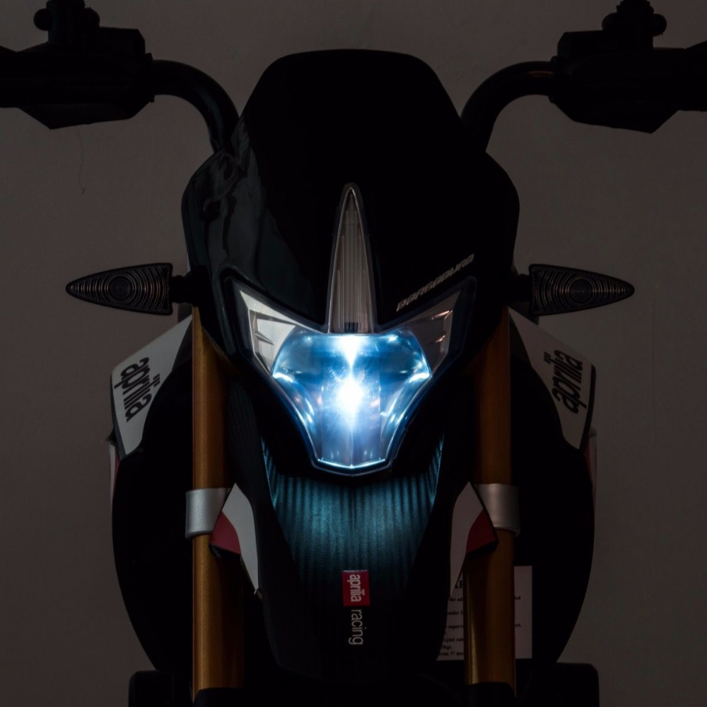licensed aprilia dorsoduro 900 12v ride on motorbike