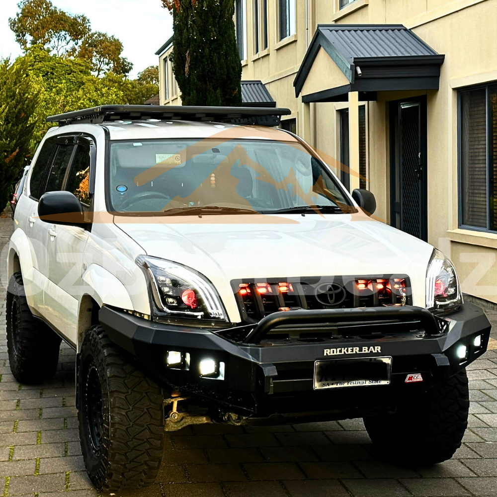 Prado 120 flat roof rack hotsell