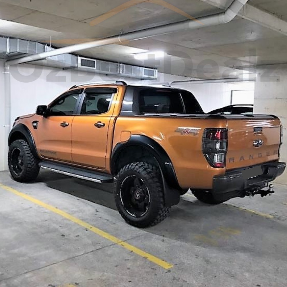 FENDER FLARES FIT FORD RANGER SATIN MATTE BLACK GUARD OEM PX2 MK2 2015